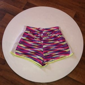 colorful exercise shorts